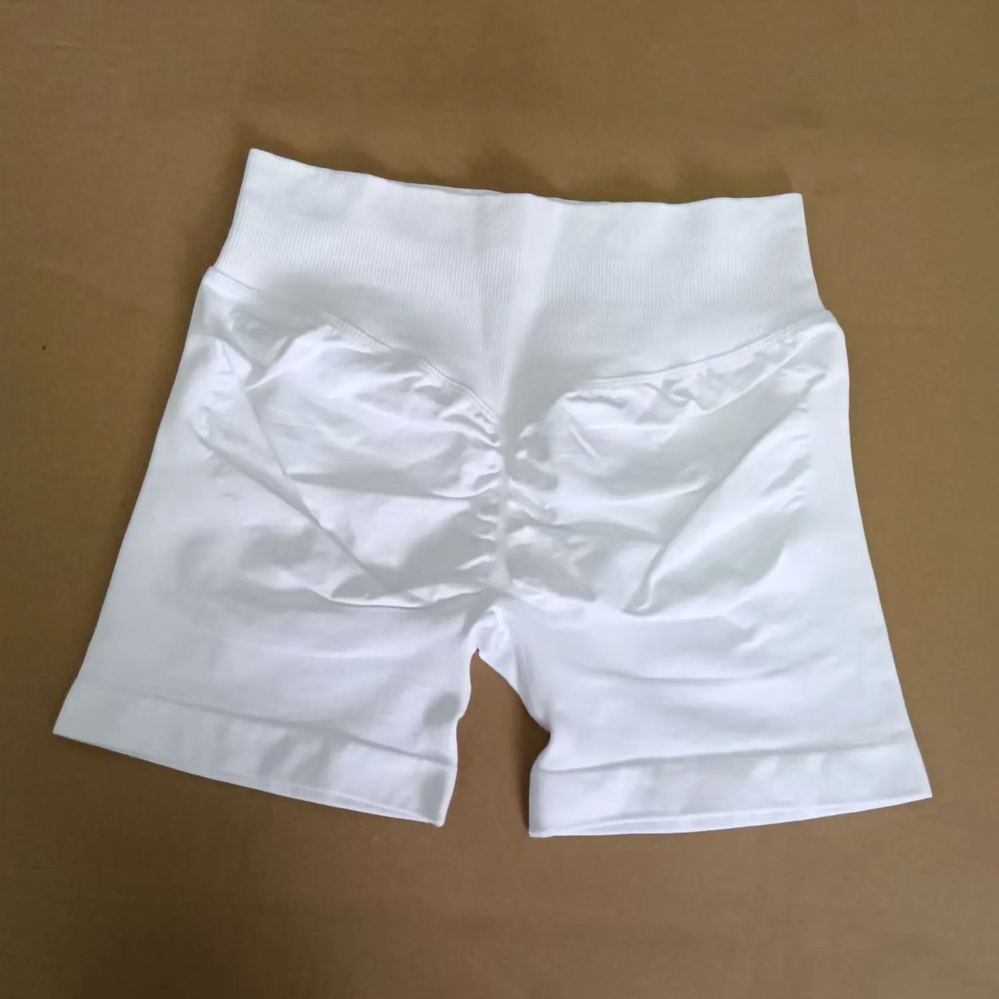 Women Low Ribbed Seamless Sport shorts