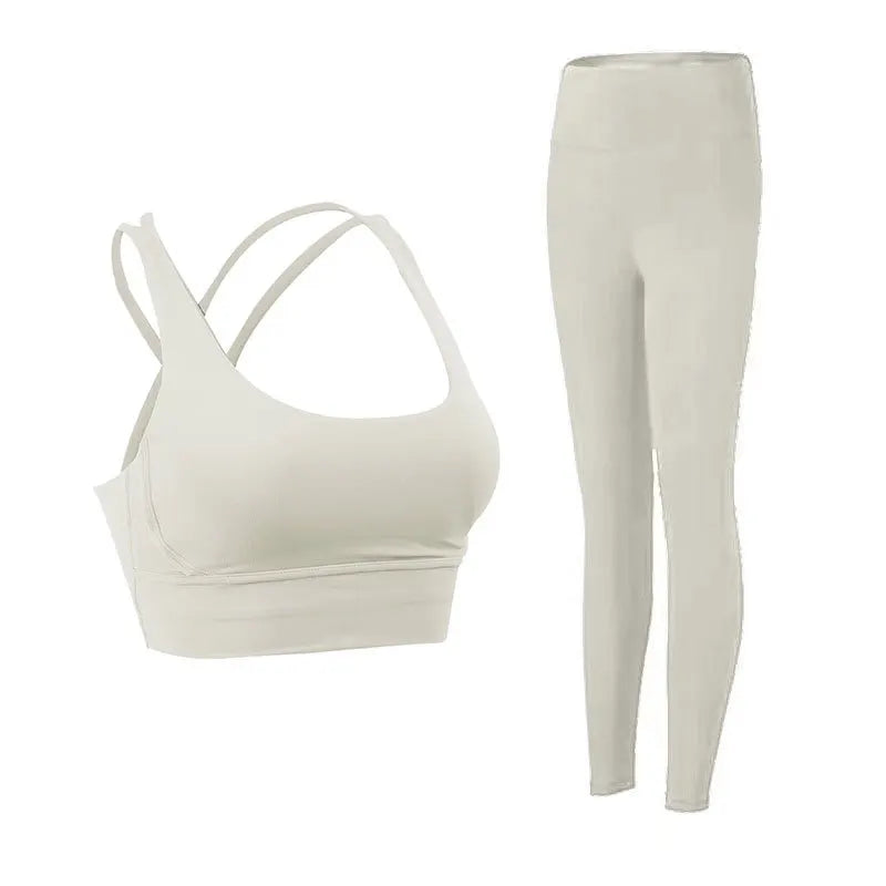 2 Piece Yoga Sports Bra & Leggings Set