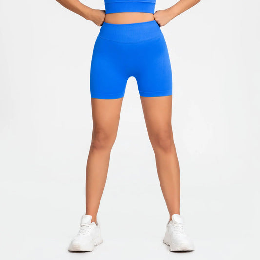 Women Low Ribbed Seamless Sport shorts