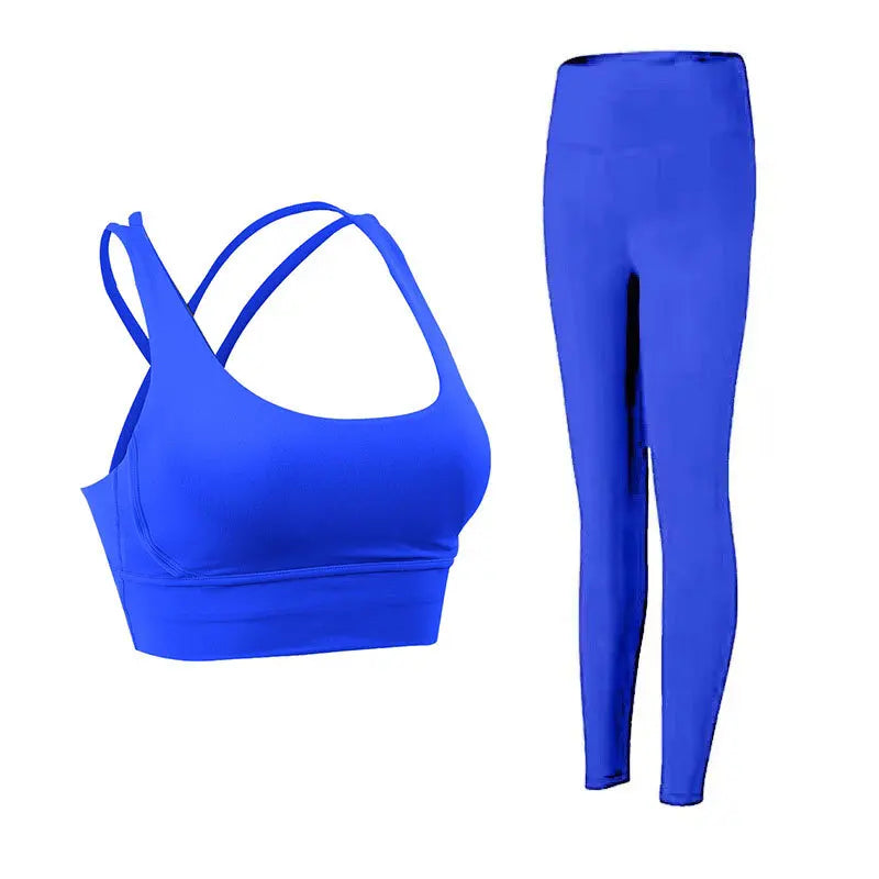 2 Piece Yoga Sports Bra & Leggings Set