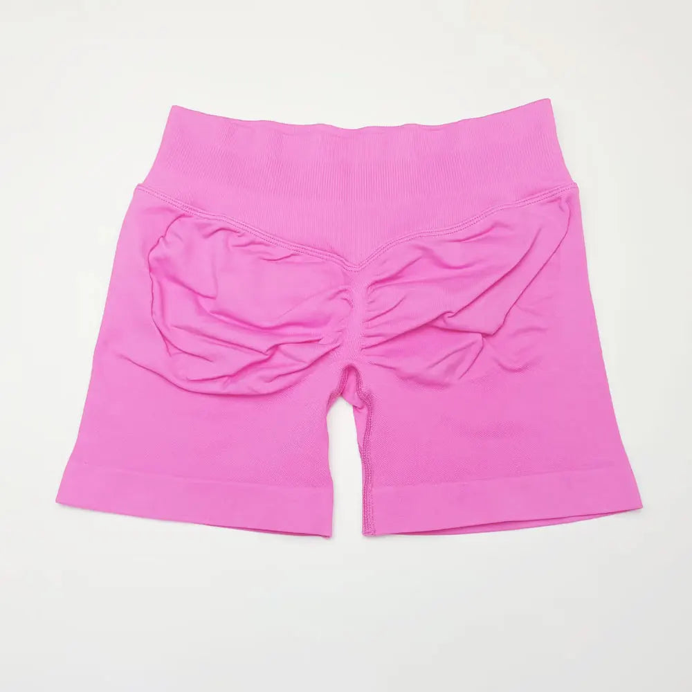 Women Low Ribbed Seamless Sport shorts