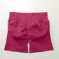 Women Low Ribbed Seamless Sport shorts