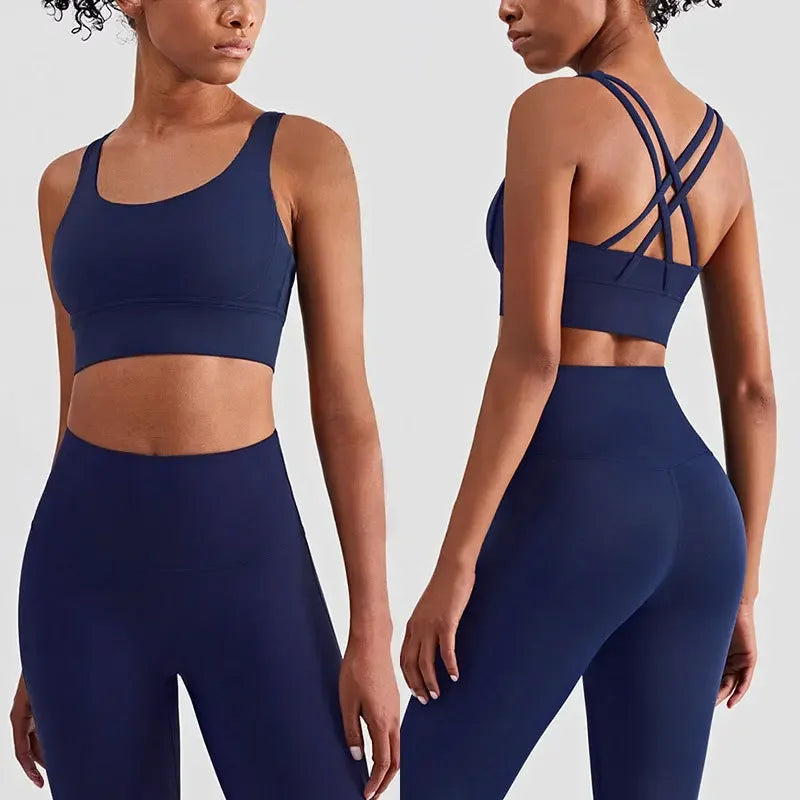 2 Piece Yoga Sports Bra & Leggings Set