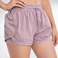 Women's Duel Layer Sports Shorts With Pockets