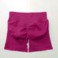 Women Low Ribbed Seamless Sport shorts