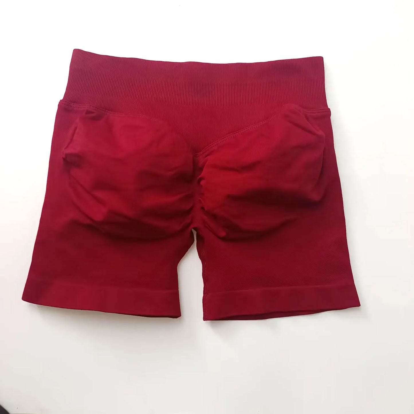 Women Low Ribbed Seamless Sport shorts