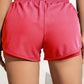 Women's Duel Layer Sports Shorts With Pockets
