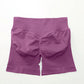 Women Low Ribbed Seamless Sport shorts