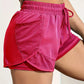 Women's Duel Layer Sports Shorts With Pockets