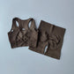 Women's Sports Top and Shorts Set